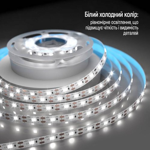 Купить Светодиодная LED лента ColorWay 3м с питанием от USB холодный белый (CW-LD03) - цена в Харькове, Киеве, Днепре, Одессе
в интернет-магазине Telemart фото