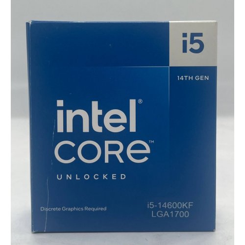 Процесор Intel Core i5-14600KF 3.5(5.3)GHz 24MB s1700 Box (BX8071514600KF) (Відновлено продавцем, 673369) купити з перевіркою сумісності: огляд, характеристики, ціна у Києві, Львові, Вінниці, Хмельницькому, Івано-Франківську, Україні | інтернет-магазин TELEMART.UA фото