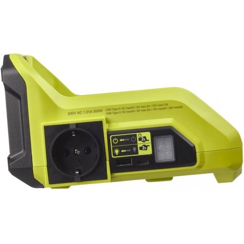 Купити Інвертор напруги акумуляторний Ryobi Max Power RY36BI300A-0 300W без АКБ та ЗП (5133004893) - ціна в Києві, Львові, Вінниці, Хмельницькому, Франківську, Україні | інтернет-магазин TELEMART.UA фото