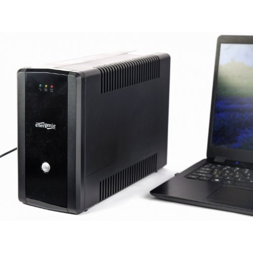 Купити ДБЖ EnerGenie 850VA (EG-UPS-H850) - ціна в Києві, Львові, Вінниці, Хмельницькому, Франківську, Україні | інтернет-магазин TELEMART.UA фото