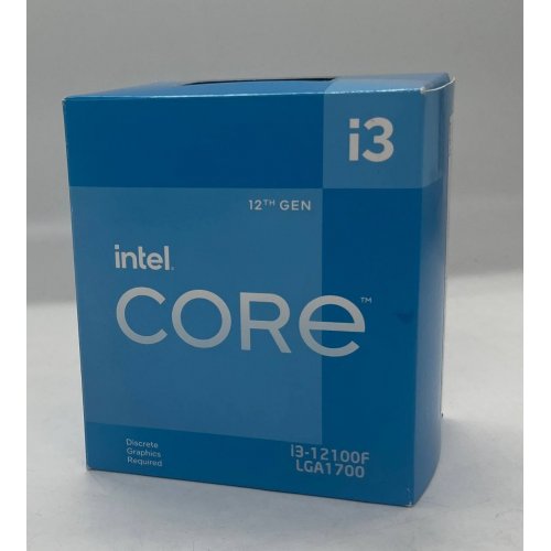 Купить Процессор Intel Core i3-12100F 3.3(4.3)GHz 12MB s1700 Box (BX8071512100F) (Восстановлено продавцом, 673390) с проверкой совместимости: обзор, характеристики, цена в Киеве, Днепре, Одессе, Харькове, Украине | интернет-магазин TELEMART.UA фото