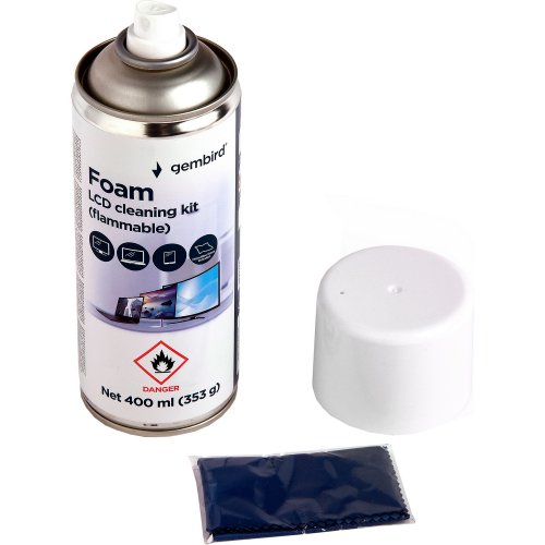 Купить Чистящая пена для мониторов Gembird Foam LCD cleaning kit 400ml (CK-LCD-08) - цена в Харькове, Киеве, Днепре, Одессе
в интернет-магазине Telemart фото