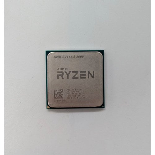 Процесор AMD Ryzen 5 2600 3.4(3.9)GHz 16MB sAM4 Tray (YD2600BBM6IAF) (Відновлено продавцем, 673432) купити з перевіркою сумісності: огляд, характеристики, ціна у Києві, Львові, Вінниці, Хмельницькому, Івано-Франківську, Україні | інтернет-магазин TELEMART.UA фото