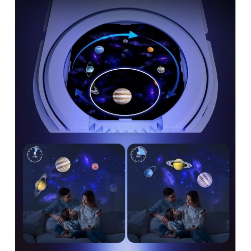 Купить Звездный проектор Govee H6092 Galaxy Star Projector RGB WI-FI/Bluetooth (H6092301) White - цена в Харькове, Киеве, Днепре, Одессе
в интернет-магазине Telemart фото