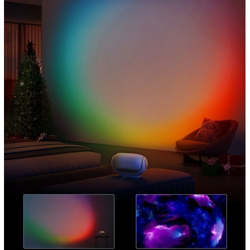 Купити Зоряний проектор Govee H6092 Galaxy Star Projector RGB WI-FI/Bluetooth (H6092301) White - ціна в Києві, Львові, Вінниці, Хмельницькому, Франківську, Україні | інтернет-магазин TELEMART.UA фото