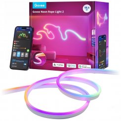 Розумна світлодіодна стрічка Govee H61D3 Neon Rope Light 2 RGBIC WI-FI/Bluetooth 5m (H61D5301) White