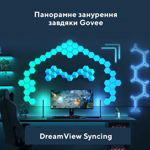 Купить Набор адаптивной подсветки Govee H6601 HDMI AI Gaming Kit RGB (H6601311) Black - цена в Харькове, Киеве, Днепре, Одессе
в интернет-магазине Telemart фото