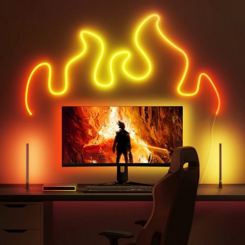 Купити Набір адаптивного підсвічування Govee H6601 HDMI AI Gaming Kit RGB (H6601311) Black - ціна в Києві, Львові, Вінниці, Хмельницькому, Франківську, Україні | інтернет-магазин TELEMART.UA фото