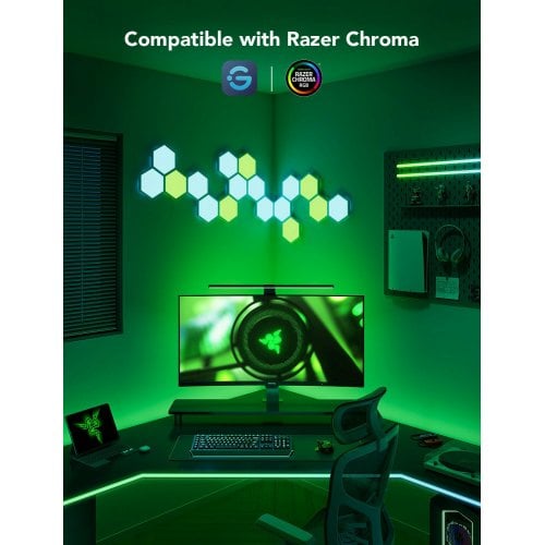 Купить Набор адаптивной подсветки Govee H6609 Gaming Light Strip G1 27-34" RGB (H6609312) Black - цена в Харькове, Киеве, Днепре, Одессе
в интернет-магазине Telemart фото