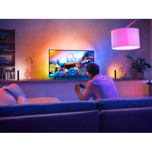 Купить Умная светодиодная лента Philips Hue Play for ТВ 65" 0.5W(20W) 2000K-6500K RGB Gradient ZigBee (929002422801) - цена в Харькове, Киеве, Днепре, Одессе
в интернет-магазине Telemart фото