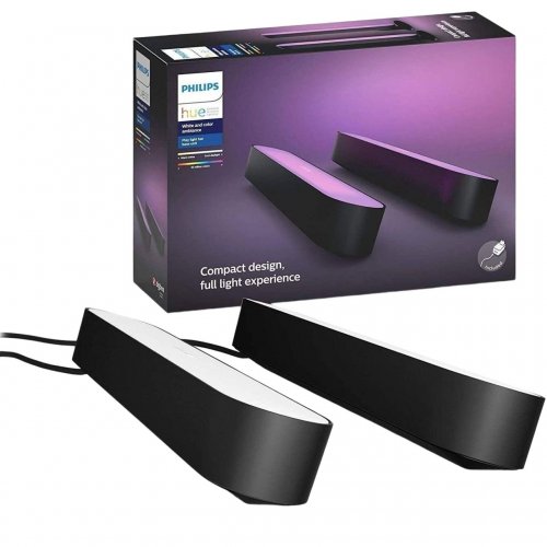 Купити Розумна панель освітлення Philips Hue Play RGB ZigBee 2pcs (915005733901) - ціна в Києві, Львові, Вінниці, Хмельницькому, Франківську, Україні | інтернет-магазин TELEMART.UA фото