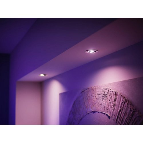 Купити Розумна лампа Philips Hue GU10 5.7W (50W) 2000K-6500K RGB 2pcs (929001953112) - ціна в Києві, Львові, Вінниці, Хмельницькому, Франківську, Україні | інтернет-магазин TELEMART.UA фото