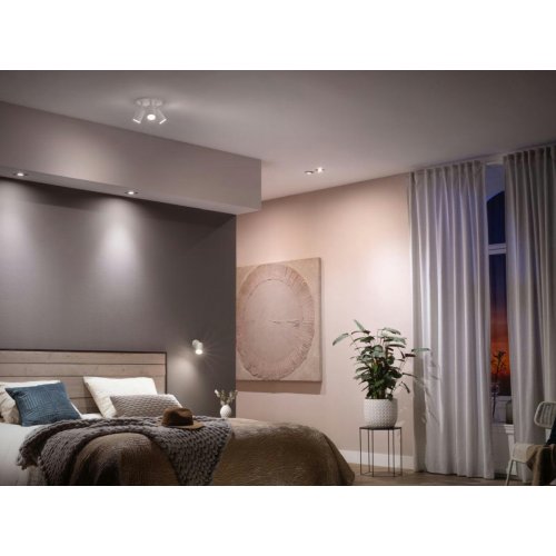 Купити Розумна лампа Philips Hue GU10 5W (50W) 2200K-6500K Tunable White (929001953309) - ціна в Києві, Львові, Вінниці, Хмельницькому, Франківську, Україні | інтернет-магазин TELEMART.UA фото