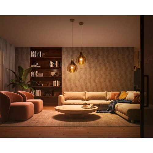 Купити Розумна лампа Philips Hue E27 11W (60W) 2200K-6500K Tunable White ZigBee Bluetooth (929002468401) - ціна в Києві, Львові, Вінниці, Хмельницькому, Франківську, Україні | інтернет-магазин TELEMART.UA фото