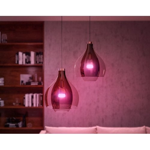 Купить Умная лампа Philips Hue E27 11W (60W) 2000K-6500K RGB ZigBee Bluetooth (929002468801) - цена в Харькове, Киеве, Днепре, Одессе
в интернет-магазине Telemart фото