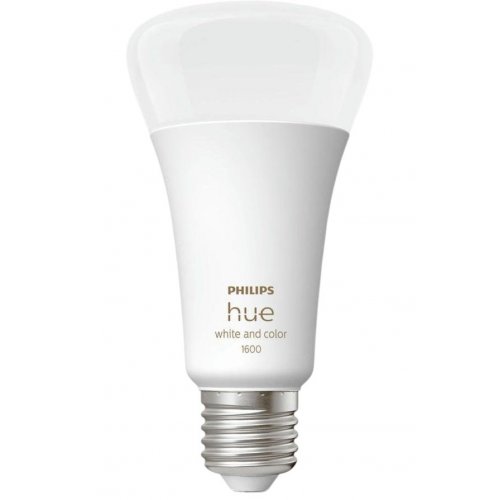 Купить Умная лампа Philips Hue E27 15W (100W) 2000K-6500K RGB (929002471601) - цена в Харькове, Киеве, Днепре, Одессе
в интернет-магазине Telemart фото