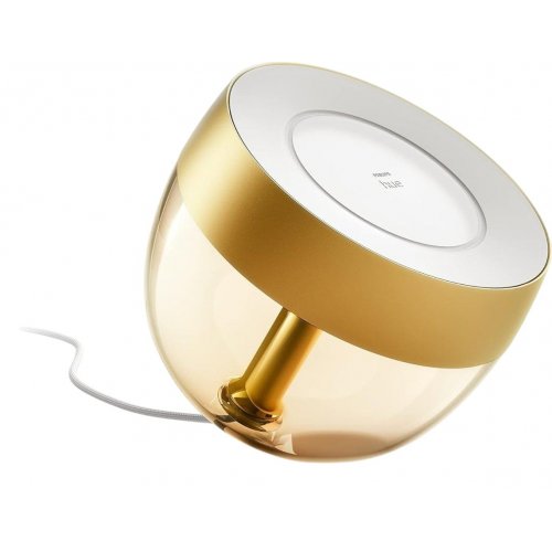 Купити Розумний настільний світильник Philips Hue Iris 2000K-6500K RGB ZigBee Bluetooth (929002376402) Gold - ціна в Києві, Львові, Вінниці, Хмельницькому, Франківську, Україні | інтернет-магазин TELEMART.UA фото