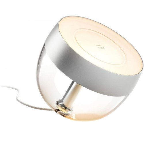 Купити Розумний настільний світильник Philips Hue Iris 2000K-6500K RGB ZigBee Bluetooth (929002376703) Silver - ціна в Києві, Львові, Вінниці, Хмельницькому, Франківську, Україні | інтернет-магазин TELEMART.UA фото