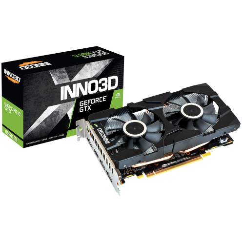 Купить Видеокарта Inno3D GeForce GTX 1660 Ti Twin X2 6144MB (N166T2-06D6-1710VA15) (Восстановлено продавцом, 673519) с проверкой совместимости: обзор, характеристики, цена в Киеве, Днепре, Одессе, Харькове, Украине | интернет-магазин TELEMART.UA фото