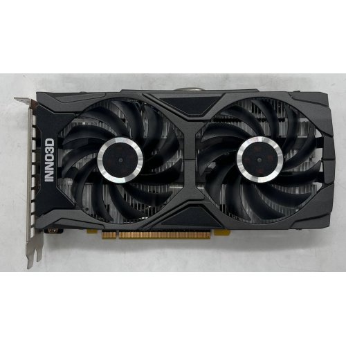 Відеокарта Inno3D GeForce GTX 1660 Ti Twin X2 6144MB (N166T2-06D6-1710VA15) (Відновлено продавцем, 673519) купити з перевіркою сумісності: огляд, характеристики, ціна у Києві, Львові, Вінниці, Хмельницькому, Івано-Франківську, Україні | інтернет-магазин TELEMART.UA фото