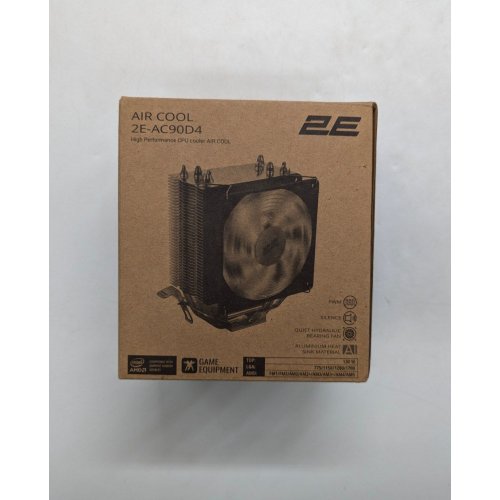 Кулер 2E Gaming Air Cool AC90D4 (2E-AC90D4) (Відновлено продавцем, 674295) купити з перевіркою сумісності: огляд, характеристики, ціна у Києві, Львові, Вінниці, Хмельницькому, Івано-Франківську, Україні | інтернет-магазин TELEMART.UA фото