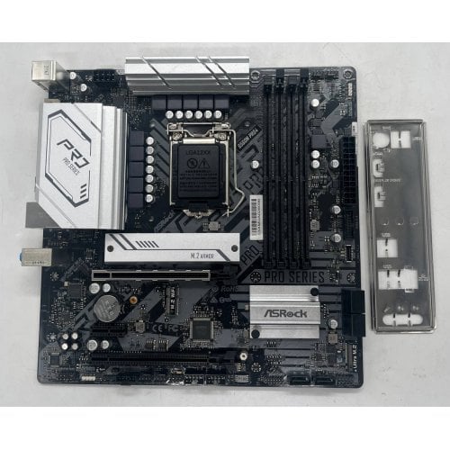 Материнська плата AsRock B560M Pro4 (s1200, Intel B560) (Відновлено продавцем, 674297) купити з перевіркою сумісності: огляд, характеристики, ціна у Києві, Львові, Вінниці, Хмельницькому, Івано-Франківську, Україні | інтернет-магазин TELEMART.UA фото