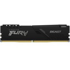 Озу Kingston DDR4 16GB 3200Mhz FURY Beast Black (KF432C16BB1/16) (Восстановлено продавцом, 674302)