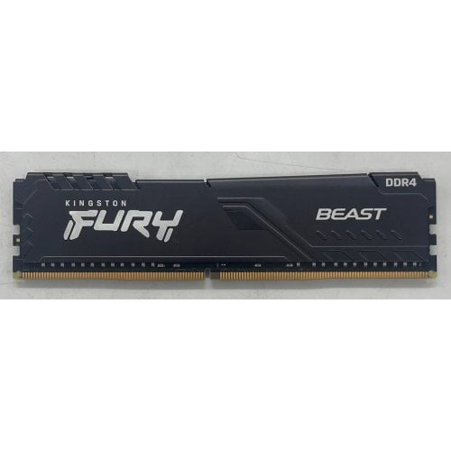 Озп Kingston DDR4 16GB 3200Mhz FURY Beast Black (KF432C16BB1/16) (Відновлено продавцем, 674302) купити з перевіркою сумісності: огляд, характеристики, ціна у Києві, Львові, Вінниці, Хмельницькому, Івано-Франківську, Україні | інтернет-магазин TELEMART.UA фото