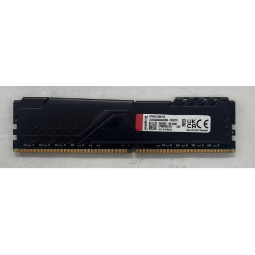 Купить Озу Kingston DDR4 16GB 3200Mhz FURY Beast Black (KF432C16BB1/16) (Восстановлено продавцом, 674302) с проверкой совместимости: обзор, характеристики, цена в Киеве, Днепре, Одессе, Харькове, Украине | интернет-магазин TELEMART.UA фото