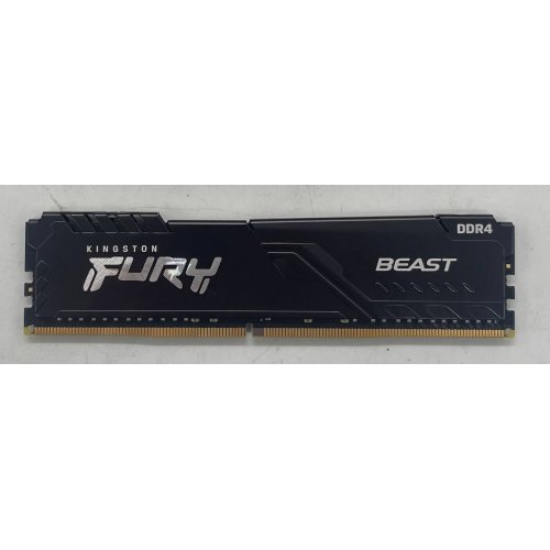 Озп Kingston DDR4 16GB 3200Mhz FURY Beast Black (KF432C16BB1/16) (Відновлено продавцем, 674303) купити з перевіркою сумісності: огляд, характеристики, ціна у Києві, Львові, Вінниці, Хмельницькому, Івано-Франківську, Україні | інтернет-магазин TELEMART.UA фото