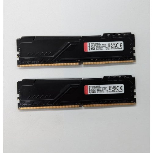 Купить Озу Kingston DDR4 32GB (2x16GB) 3600Mhz FURY Beast Black (KF436C18BBK2/32) (Восстановлено продавцом, 674343) с проверкой совместимости: обзор, характеристики, цена в Киеве, Днепре, Одессе, Харькове, Украине | интернет-магазин TELEMART.UA фото