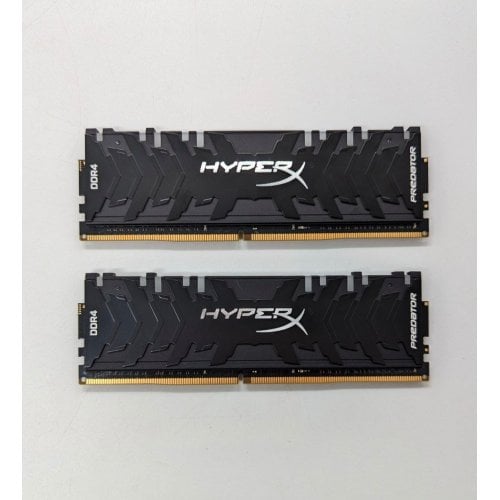 Озп HyperX DDR4 32GB (2x16GB) 3200Mhz Predator (HX432C16PB3K2/32) (Відновлено продавцем, 674350) купити з перевіркою сумісності: огляд, характеристики, ціна у Києві, Львові, Вінниці, Хмельницькому, Івано-Франківську, Україні | інтернет-магазин TELEMART.UA фото