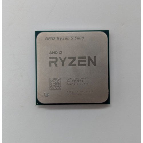 Процесор AMD Ryzen 5 5600 3.5(4.4)GHz 32MB sAM4 Tray (100-000000927) (Відновлено продавцем, 674352) купити з перевіркою сумісності: огляд, характеристики, ціна у Києві, Львові, Вінниці, Хмельницькому, Івано-Франківську, Україні | інтернет-магазин TELEMART.UA фото