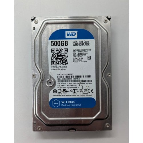 Купить Жесткий диск Western Digital Caviar Blue 500GB 16MB 3.5" (WD5000AAKX) (Восстановлено продавцом, 674368) с проверкой совместимости: обзор, характеристики, цена в Киеве, Днепре, Одессе, Харькове, Украине | интернет-магазин TELEMART.UA фото