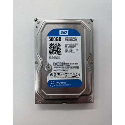 Купить Жесткий диск Western Digital Caviar Blue 500GB 16MB 3.5" (WD5000AAKX) (Восстановлено продавцом, 674370) с проверкой совместимости: обзор, характеристики, цена в Киеве, Днепре, Одессе, Харькове, Украине | интернет-магазин TELEMART.UA фото