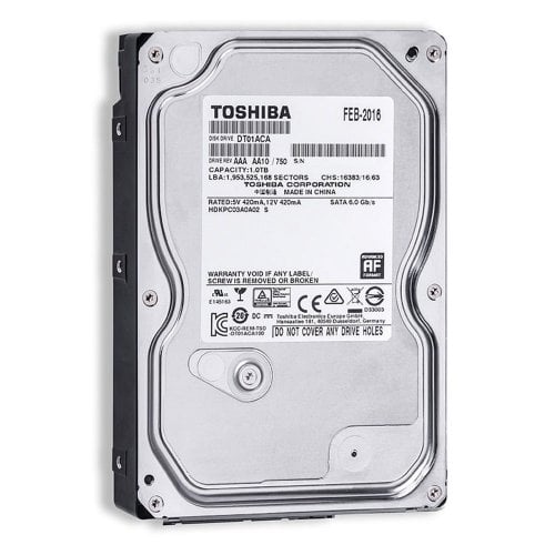 Жорсткий диск Toshiba 1TB 32MB 7200RPM 3.5" (DT01ACA100) (Відновлено продавцем, 674395) купити з перевіркою сумісності: огляд, характеристики, ціна у Києві, Львові, Вінниці, Хмельницькому, Івано-Франківську, Україні | інтернет-магазин TELEMART.UA фото