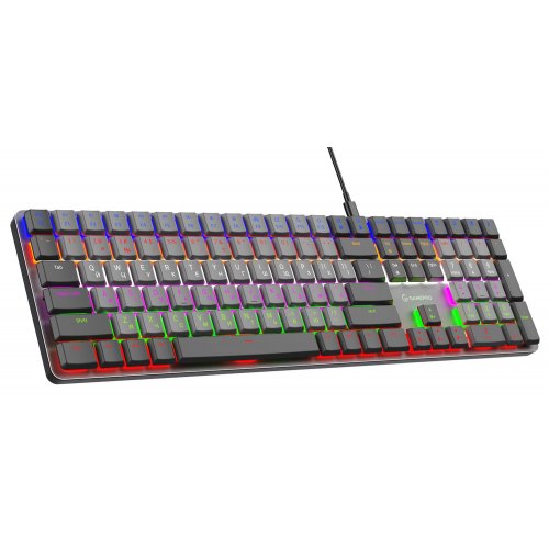 Купити Клавіатура GamePro MK145R Outemu Red Switch Low Profile Dark Gray - ціна в Києві, Львові, Вінниці, Хмельницькому, Франківську, Україні | інтернет-магазин TELEMART.UA фото