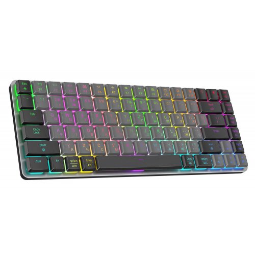 Купити Клавіатура GamePro MK230R RGB Outemu Red Switch Low Profile Wireless Dark Gray - ціна в Києві, Львові, Вінниці, Хмельницькому, Франківську, Україні | інтернет-магазин TELEMART.UA фото