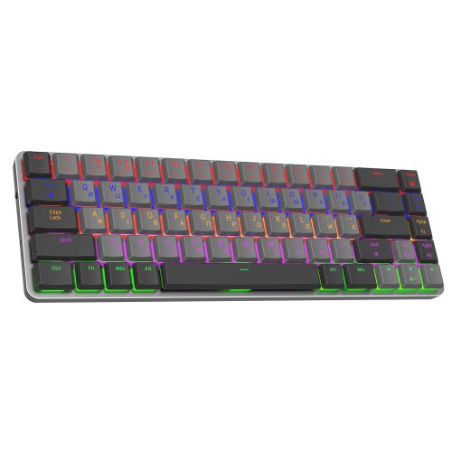 Купити Клавіатура GamePro MK122R Outemu Red Switch Low Profile Wireless Dark Gray - ціна в Києві, Львові, Вінниці, Хмельницькому, Франківську, Україні | інтернет-магазин TELEMART.UA фото