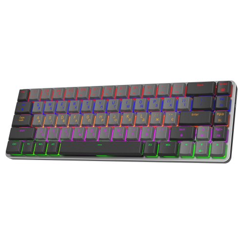 Купити Клавіатура GamePro MK122R Outemu Red Switch Low Profile Wireless Dark Gray - ціна в Києві, Львові, Вінниці, Хмельницькому, Франківську, Україні | інтернет-магазин TELEMART.UA фото