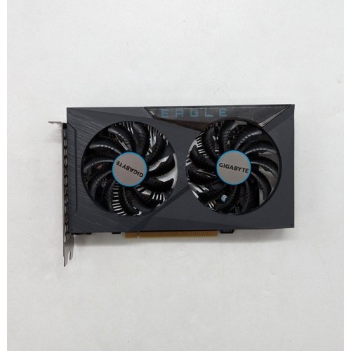 Купить Видеокарта Gigabyte GeForce RTX 3050 EAGLE OC 6144MB (GV-N3050EAGLE OC-6GD) (Восстановлено продавцом, 674471) с проверкой совместимости: обзор, характеристики, цена в Киеве, Днепре, Одессе, Харькове, Украине | интернет-магазин TELEMART.UA фото