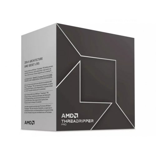 Процесор AMD Ryzen Threadripper PRO 7965WX 4.2(5.3)GHz 128MB sTR5 Box (100-100000885WOF) купити з перевіркою сумісності: огляд, характеристики, ціна у Києві, Львові, Вінниці, Хмельницькому, Івано-Франківську, Україні | інтернет-магазин TELEMART.UA фото