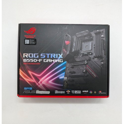 Купить Материнская плата Asus ROG STRIX B550-F GAMING (sAM4, AMD B550) (Восстановлено продавцом, 674639) с проверкой совместимости: обзор, характеристики, цена в Киеве, Днепре, Одессе, Харькове, Украине | интернет-магазин TELEMART.UA фото