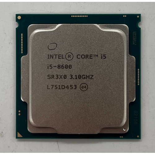 Процесор Intel Core i5-8600 3.1GHz 9MB s1151 Tray (CM8068403358607) (Відновлено продавцем, 674642) купити з перевіркою сумісності: огляд, характеристики, ціна у Києві, Львові, Вінниці, Хмельницькому, Івано-Франківську, Україні | інтернет-магазин TELEMART.UA фото