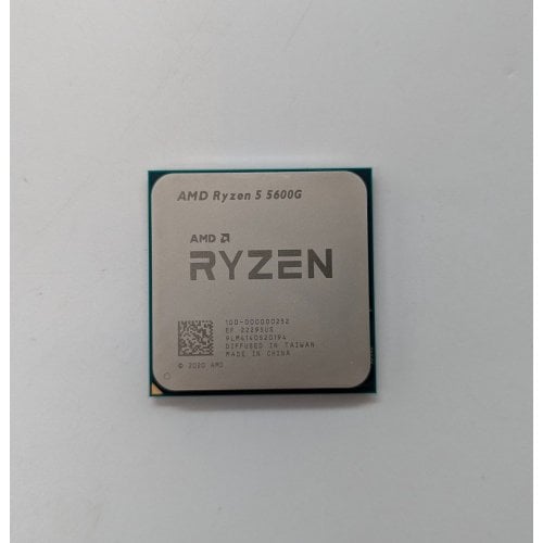 Процесор AMD Ryzen 5 5600G 3.9(4.4)GHz 16MB sAM4 Tray (100-000000252) (Відновлено продавцем, 674645) купити з перевіркою сумісності: огляд, характеристики, ціна у Києві, Львові, Вінниці, Хмельницькому, Івано-Франківську, Україні | інтернет-магазин TELEMART.UA фото