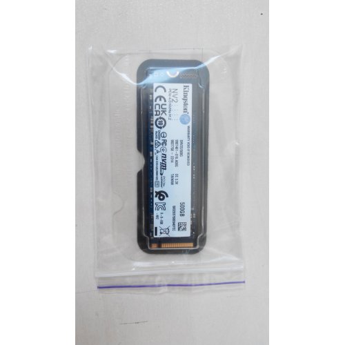 Уцінка ssd-диск Kingston NV2 3D NAND 500GB M.2 (2280 PCI-E) NVMe x4 (SNV2S/500G) (Без упаковки, 674669) купити з перевіркою сумісності: огляд, характеристики, ціна у Києві, Львові, Вінниці, Хмельницькому, Івано-Франківську, Україні | інтернет-магазин TELEMART.UA фото