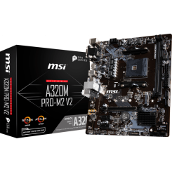 Материнская плата MSI A320M PRO-M2 V2 (sAM4, AMD A320) (Восстановлено продавцом, 674683)