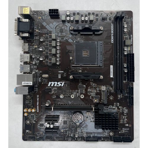 Материнська плата MSI A320M PRO-M2 V2 (sAM4, AMD A320) (Відновлено продавцем, 674683) купити з перевіркою сумісності: огляд, характеристики, ціна у Києві, Львові, Вінниці, Хмельницькому, Івано-Франківську, Україні | інтернет-магазин TELEMART.UA фото