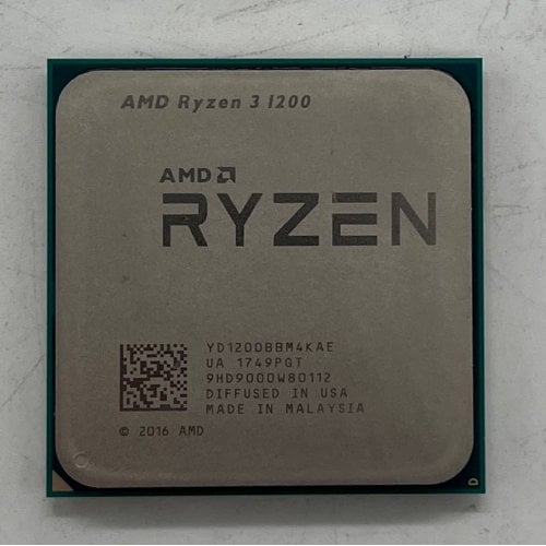 Купить Процессор AMD Ryzen 3 1200 3.1(3.4)GHz sAM4 Tray (YD1200BBM4KAE) (Восстановлено продавцом, 674686) с проверкой совместимости: обзор, характеристики, цена в Киеве, Днепре, Одессе, Харькове, Украине | интернет-магазин TELEMART.UA фото