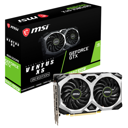 Відеокарта MSI GeForce GTX 1660 SUPER VENTUS XS OC 6144MB (GTX 1660 SUPER VENTUS XS OC) (Відновлено продавцем, 674697) купити з перевіркою сумісності: огляд, характеристики, ціна у Києві, Львові, Вінниці, Хмельницькому, Івано-Франківську, Україні | інтернет-магазин TELEMART.UA фото